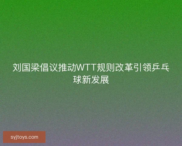 刘国梁倡议推动WTT规则改革引领乒乓球新发展